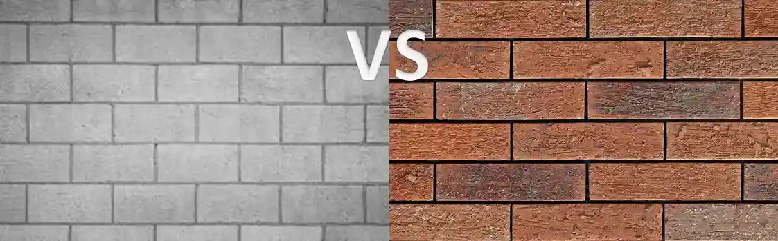 Brick Wall vs Concrete Wall