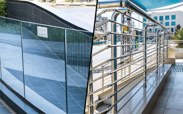 Glass Railing vs Steel Railing